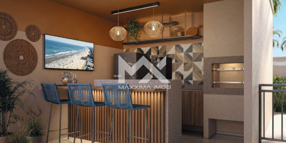 Espaço gourmet churrasqueira bar Seano Beach apartamento Praia do Futuro Fortaleza