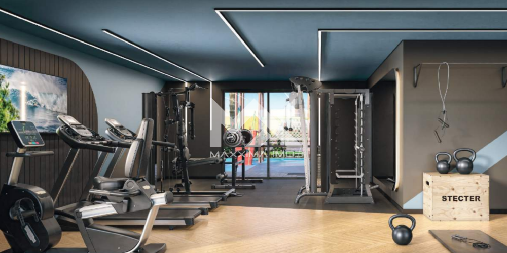 Academia espaço fitness equipamentos Seano Beach apartamento Praia do Futuro Fortaleza
