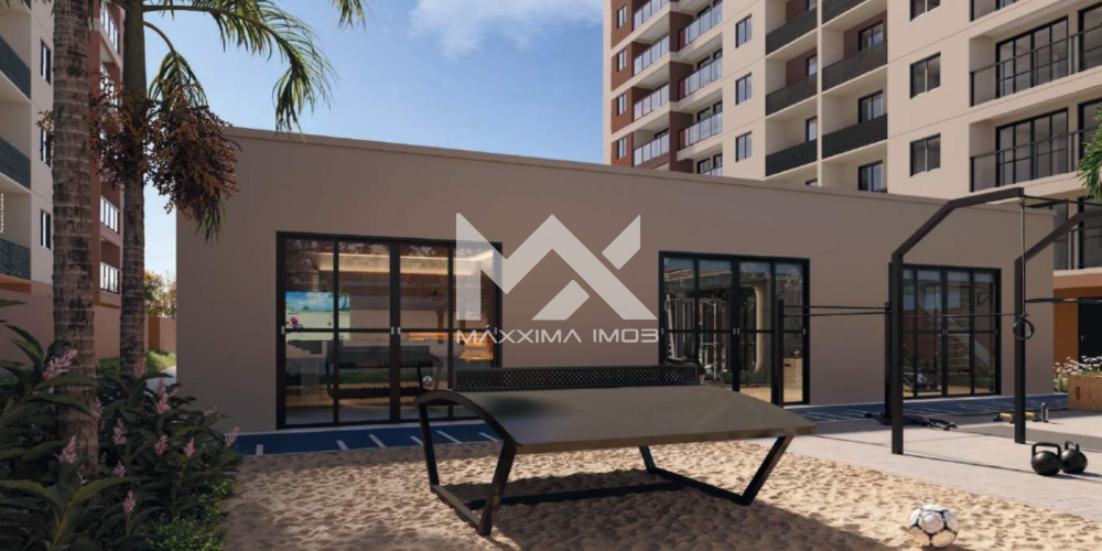 Área verde bancos paisagismo Seano Beach apartamento Praia do Futuro Fortaleza