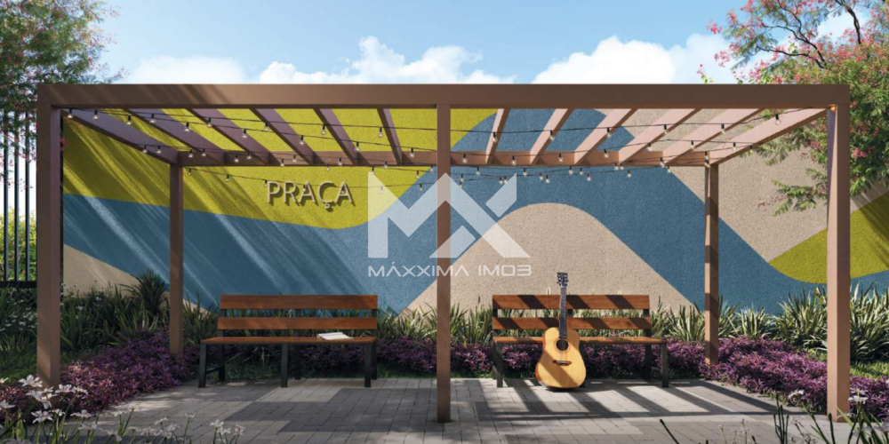Espaço gourmet interno bancada decoração Seano Beach apartamento Praia do Futuro Fortaleza